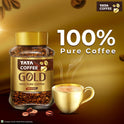 Tata Coffee Gold Original, Instant & Pure Coffee Jar, 90/95 Gm