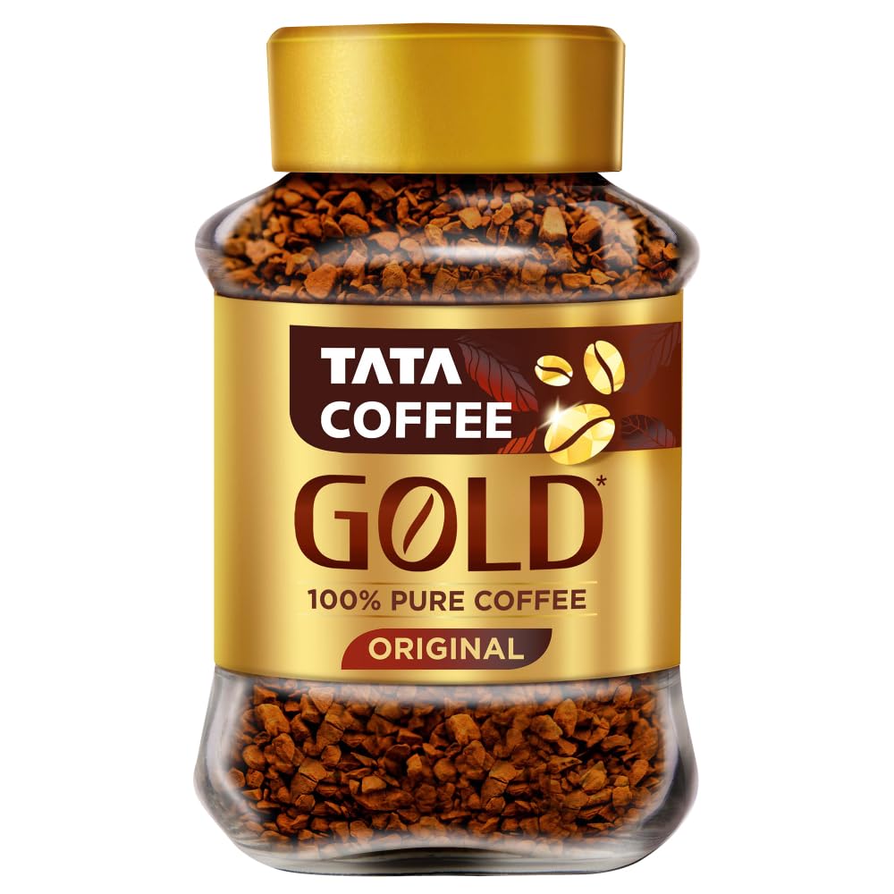 Tata Coffee Gold Original, Instant & Pure Coffee Jar, 90/95 Gm