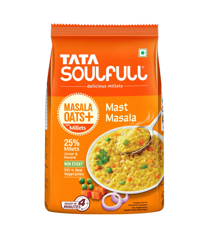 Tata Soulfull Masala Oats - Masala 500 g