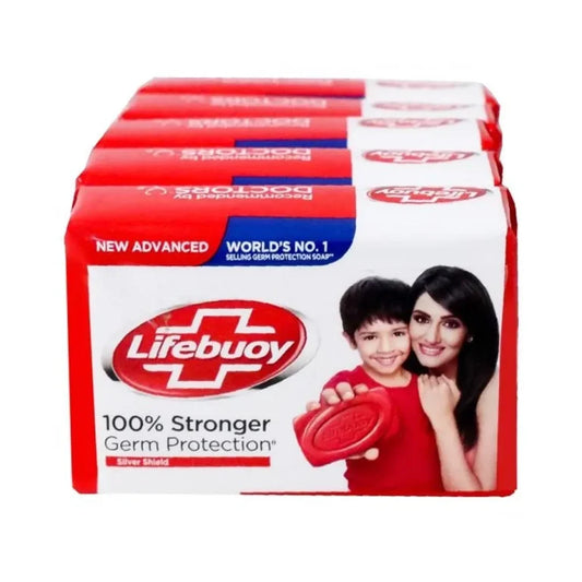 Lifebuoy 100% Stronger Germ Protection (125G X 4N) + 125G Free