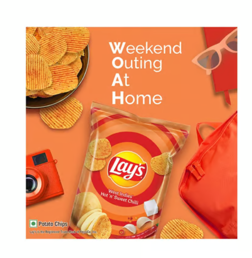 Lay's West Indies Hot n Sweet Chilli Flavour Potato Chips