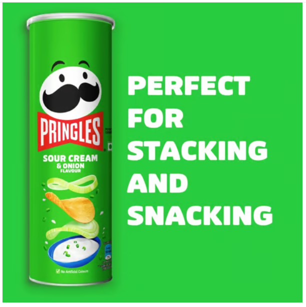 Pringles Sour Cream & Onion Potato Chips