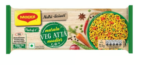 Maggi Nutri-Licious Masala Veg Atta Instant Noodles