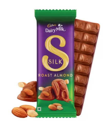 Cadbury Dairy Milk Silk Roast Almond Chocolate Bar