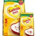 Saffola Rolled Oats,Creamy 100% Natural, High Protein & Fibre, Healthy Cereal, Pouch  (300g SAFFOLA OATS Free)  (1 kg)