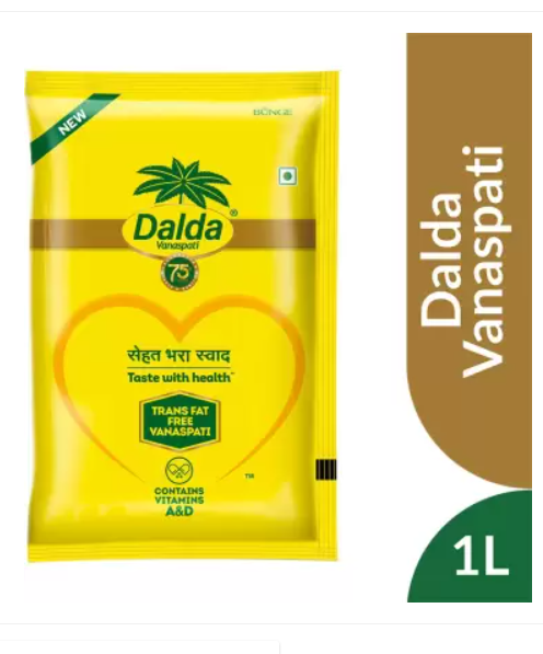 Dalda Vanaspati 1 L Pouch (Vanaspati Tel)