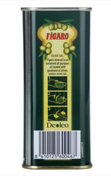 FIGARO Olive Oil Tin (Jaitun Tel)  (200 ml)