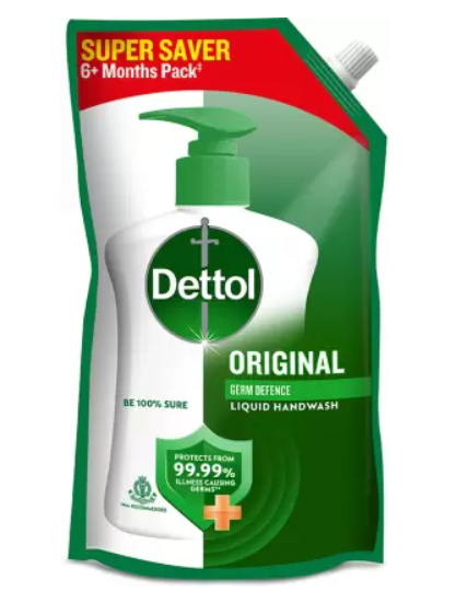 Dettol Original Liquid Refill Hand Wash Pouch