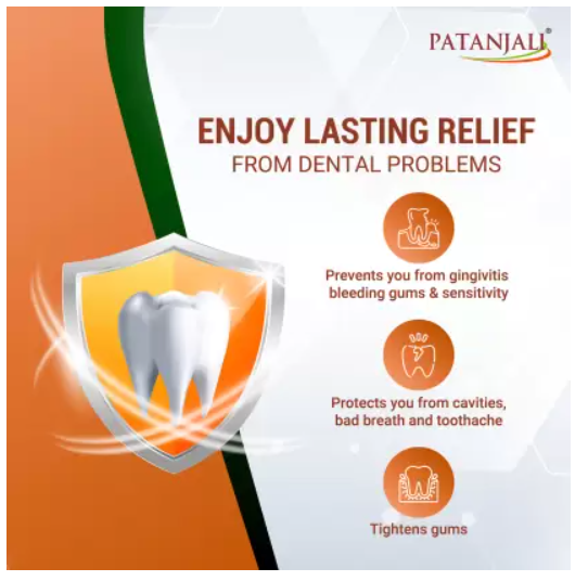 PATANJALI Dant Kanti Medicated Oral Gel for Teeth Whitening Toothpaste  (100 g)