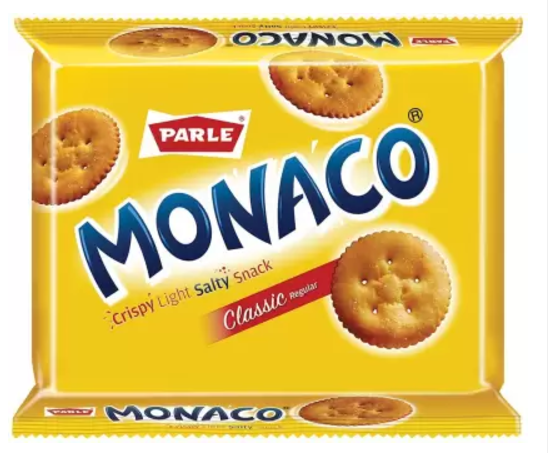 PARLE Monaco Salted Biscuit (Namkeen Biscuit)  (200 g)