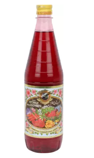 Rooh Afza Sharbat Rose  (750 ml, Pack of 1)