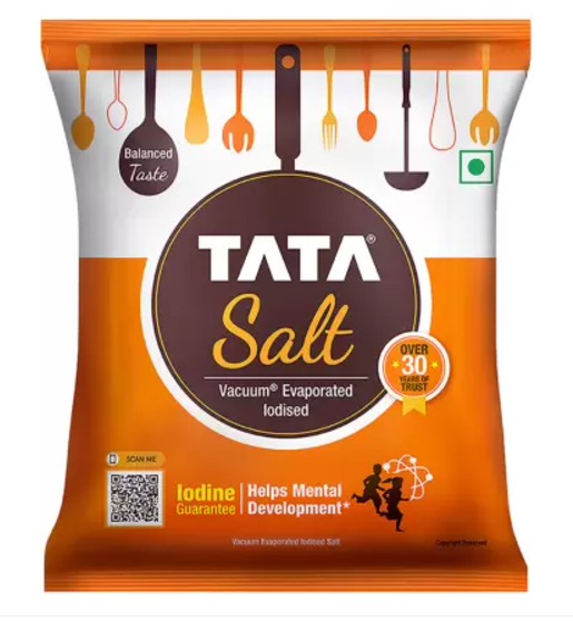 Tata Vacuum Evaporated Iodized Salt (Iodine Namak)  (1 kg)