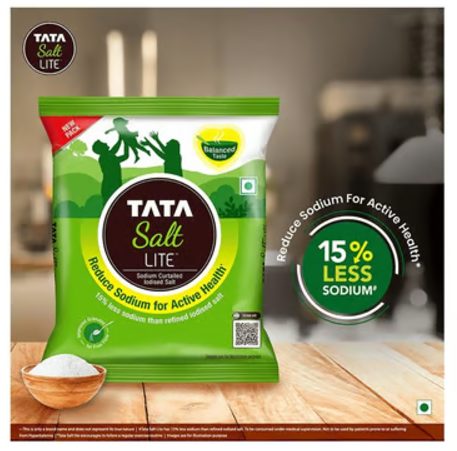 Tata Salt Lite (15% Less Sodium) 1kg