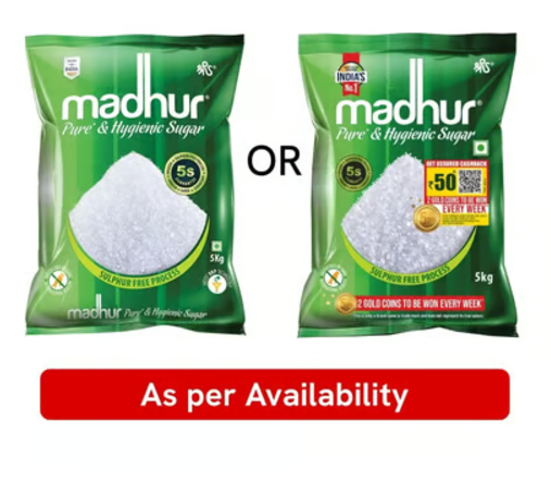 Madhur Pure & Hygienic Sulphurless Sugar 5kg