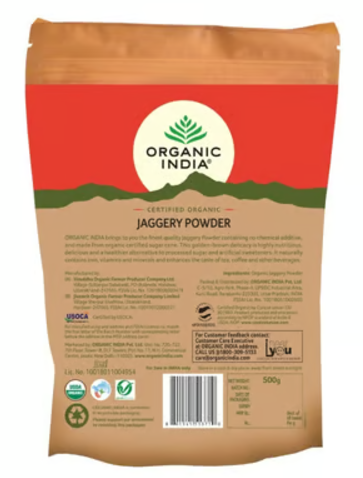 Organic India Organic Jaggery Powder 500g