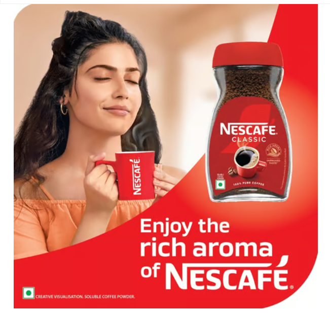 Nescafe Classic - Instant Coffee Powder - 100% Pure Coffee