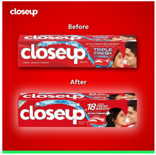 Closeup Everfresh+ Gel Toothpaste (Red Hot) 150g