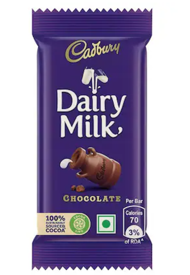 Cadbury Dairy Milk Chocolate Bar 13.2 g