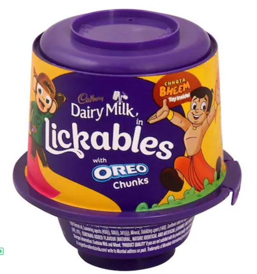 Cadbury Dairy Milk Lickables Chocolate with Oreo Chunks 20 g