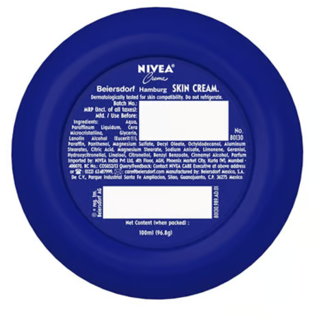 Nivea Blue Face Cream - 100 ml