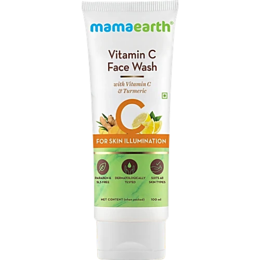 Mamaearth Vitamin C Face Wash With Vitamin C & Turmeric For Skin Illumination - 100 ml