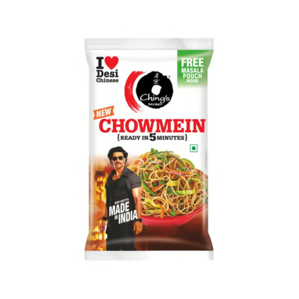 Ching's Secret Chowmein Noodles (with Free Masala Pouch) 140g