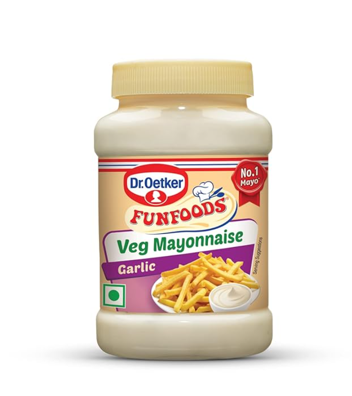 Dr. Oetker FunFoods Veg Mayonnaise Garlic, 250g