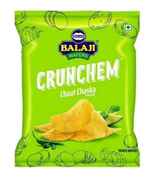 Balaji Crunchem Chaat Chaska Potato Wafers 150 gm