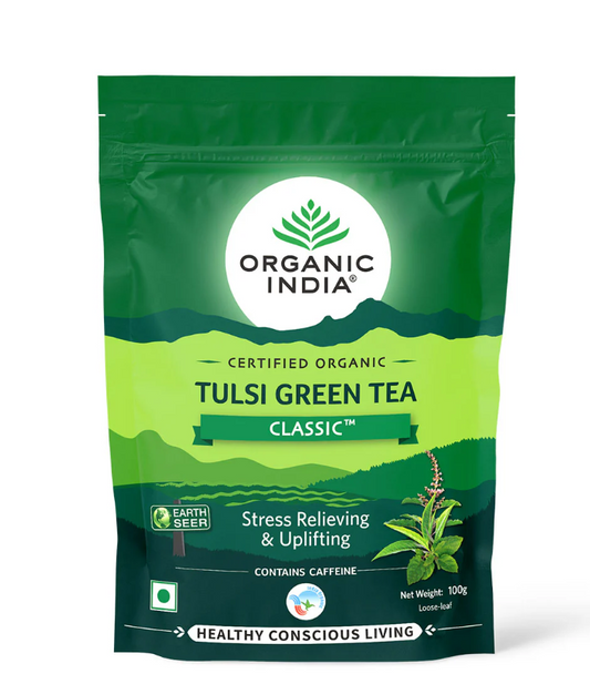 Tulsi Green Tea Classic 100 gm Zipper