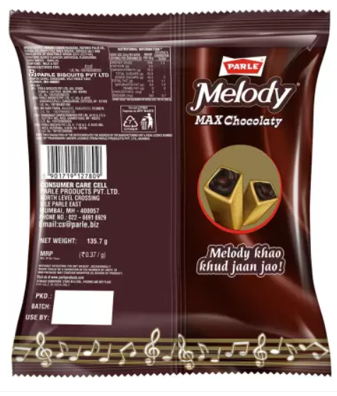 PARLE Melody Max Chocolaty Bars