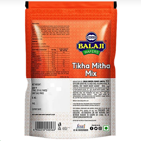 Balaji Tikha Mitha Mixture 500 g