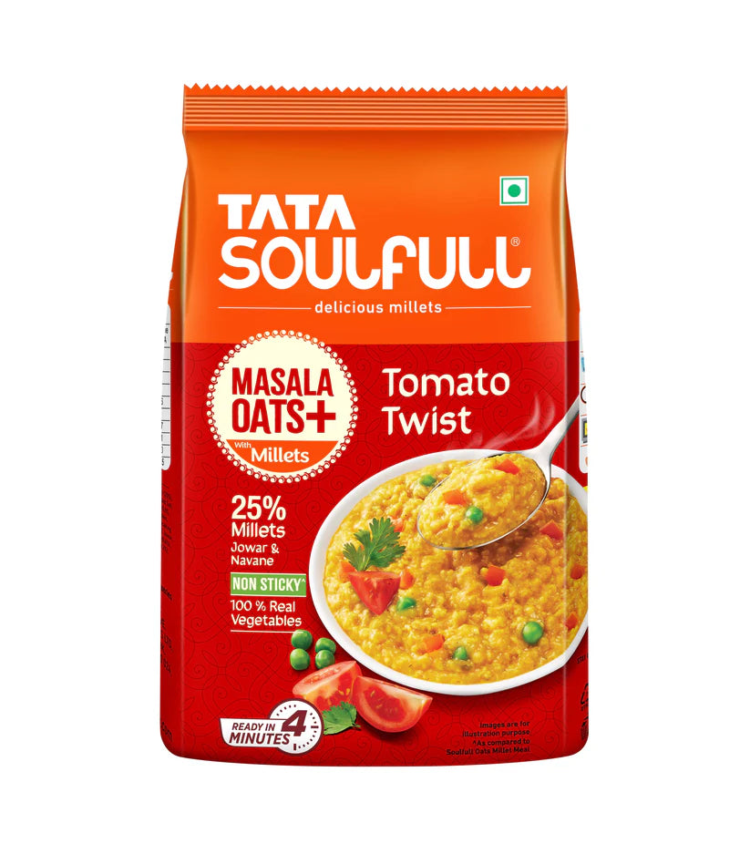 Tata Soulfull Masala Oats - Tomato 500g