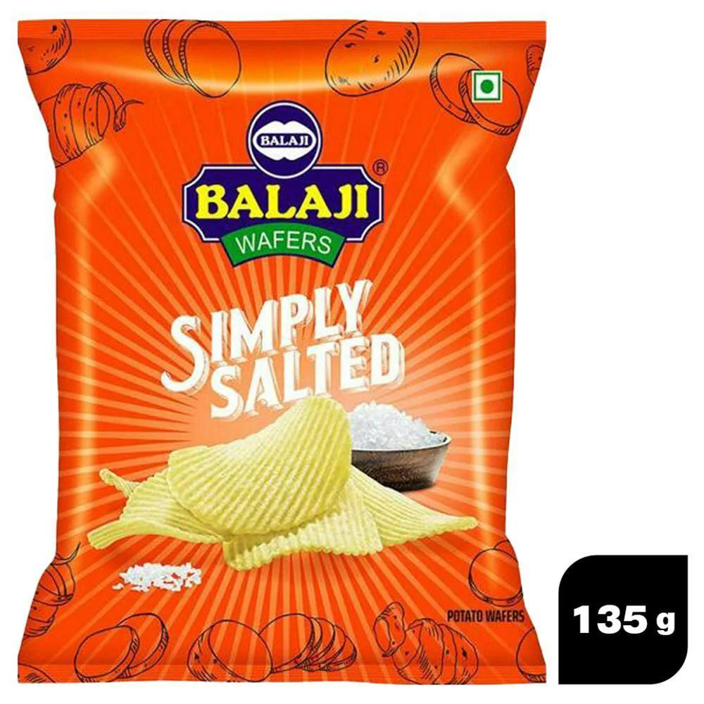 Balaji Crunchex Simply Salted Potato Wafer 150gm