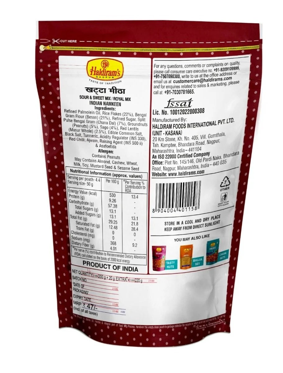 Haldiram's Khatta Meetha - 200 g