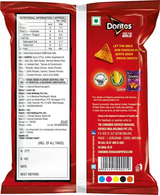 DORITOS Cheese Flavour Nachos (44 g)